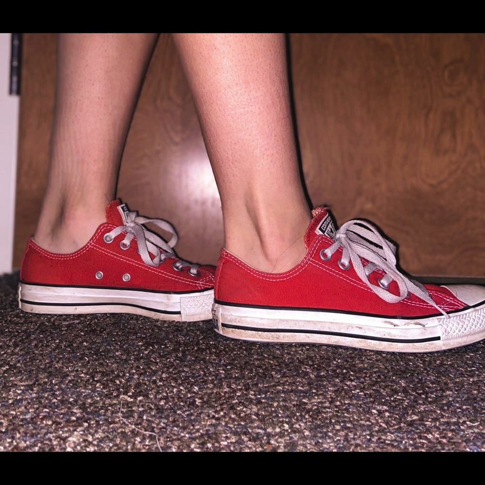 Red Low-Top Converse